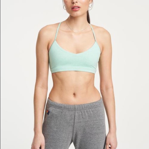 We Over Me Bliss Sports Bra in Mint - Picture 3 of 6